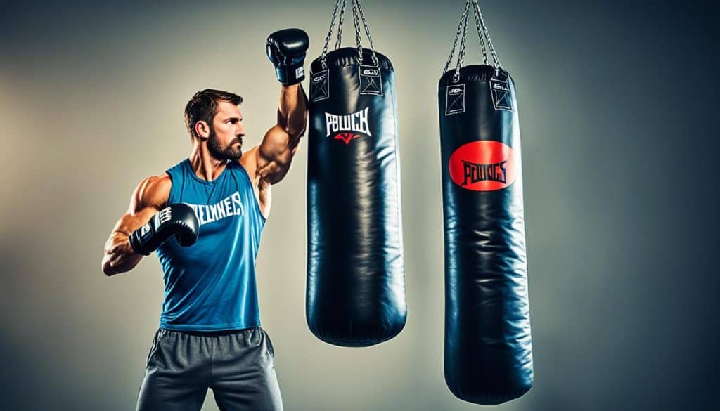 freestanding punch bag