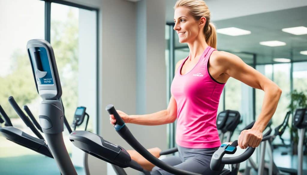 joint-friendly elliptical machines