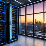 Blockchain technology illustration