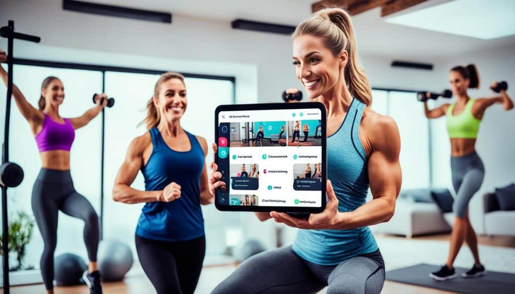 workout apps and streaming services
