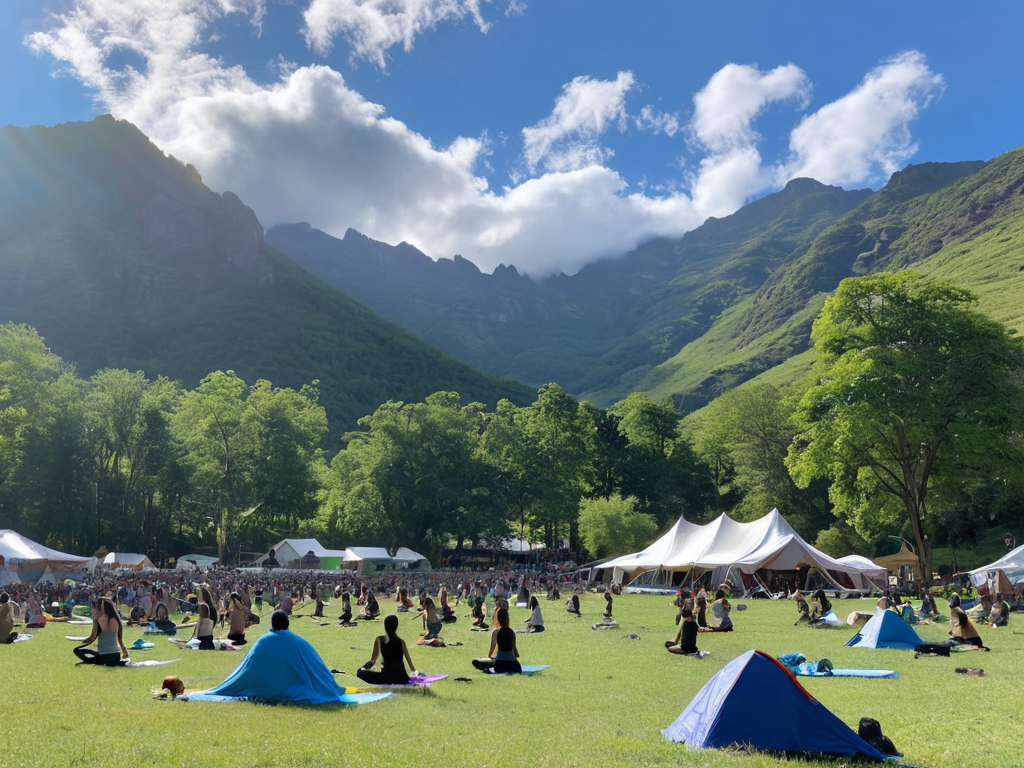 Festivalization of Wellness Unleashed outdoors