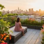 Slow living in a big city scene