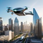 eVTOL air taxi urban logistics, skip traffic