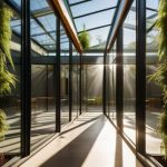 Heliostat natural lighting system for buildings.