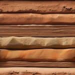 Rammed earth wall construction for solid foundations.