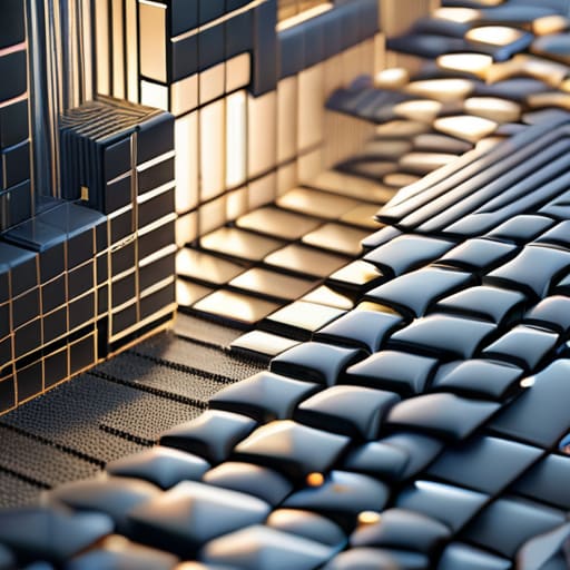 Parametric Voxel-Grid Spatial Layouts design visualization.