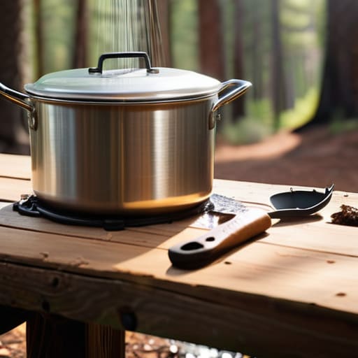 How to clean camping cookware effectively.