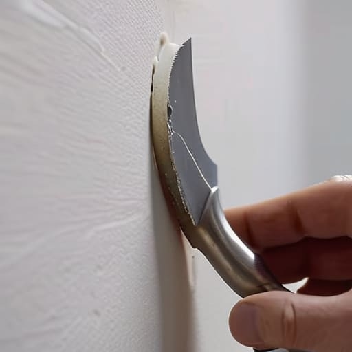 How to repair a dry wall hole.